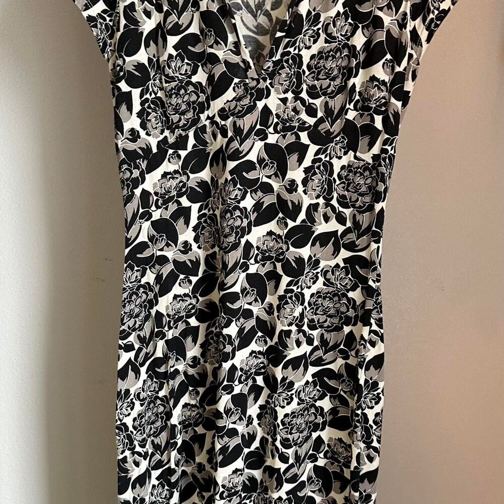 Banana-republic Women's Black and Grey Dress